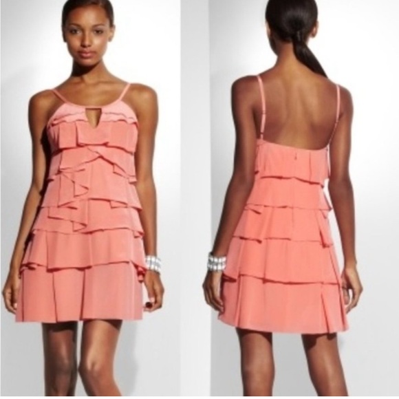 BCBGMaxAzria Coral Ruffled Mini Dress - Picture 5 of 5